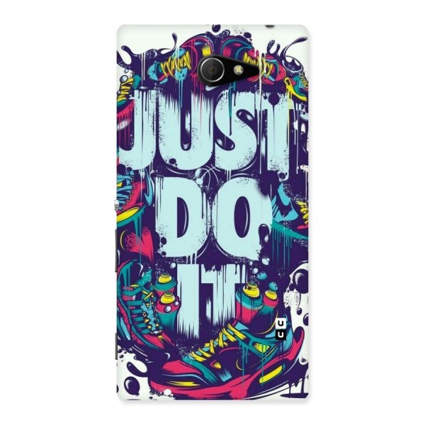 Do It Abstract Back Case for Sony Xperia M2