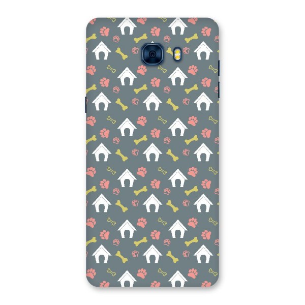 Dog Pattern Back Case for Galaxy C7 Pro