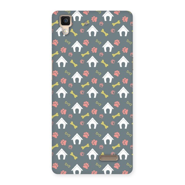 Dog Pattern Back Case for Oppo R7