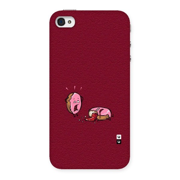 Donut Murder Back Case for iPhone 4 4s