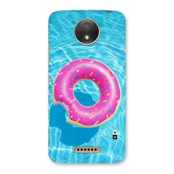 Donut Swim Back Case for Moto C Plus