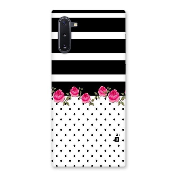 Dots Roses Stripes Back Case for Galaxy Note 10