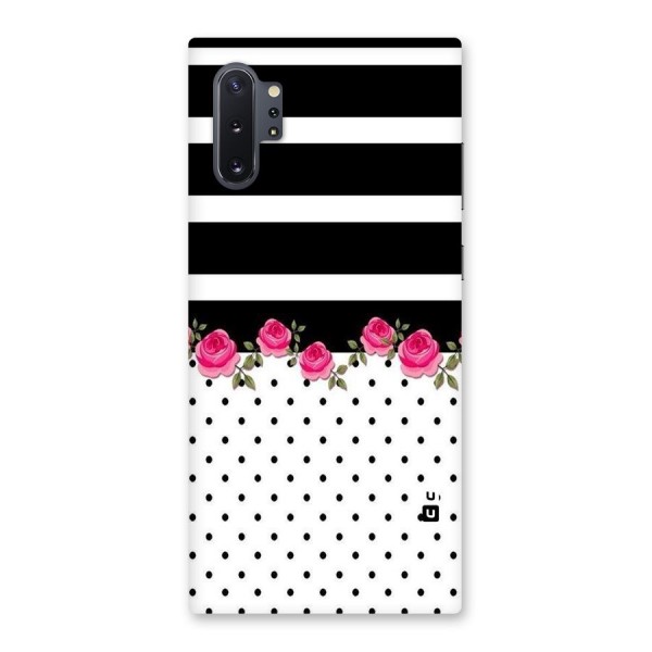 Dots Roses Stripes Back Case for Galaxy Note 10 Plus