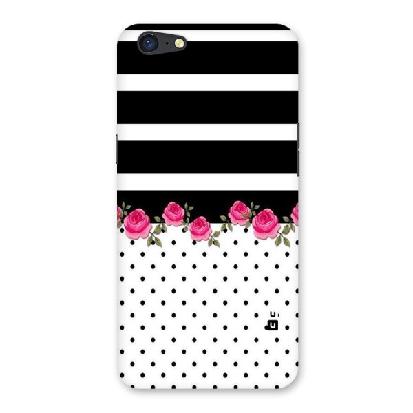 Dots Roses Stripes Back Case for Oppo A71