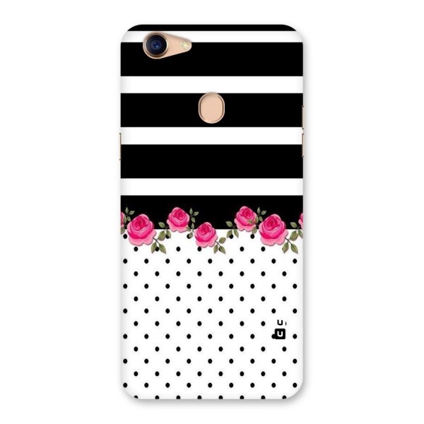 Dots Roses Stripes Back Case for Oppo F5