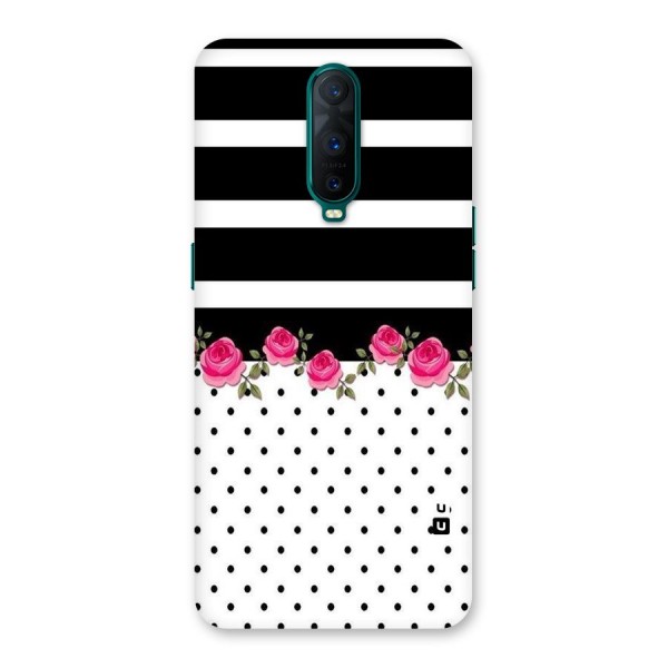 Dots Roses Stripes Back Case for Oppo R17 Pro