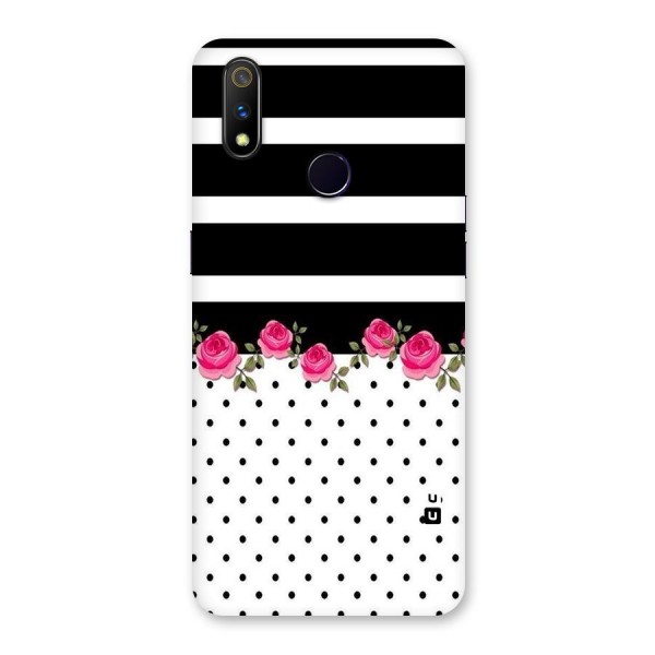 Dots Roses Stripes Back Case for Realme 3 Pro