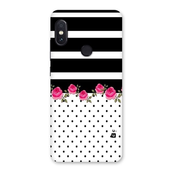 Dots Roses Stripes Back Case for Redmi Note 5 Pro