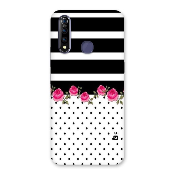 Dots Roses Stripes Back Case for Vivo Z1 Pro