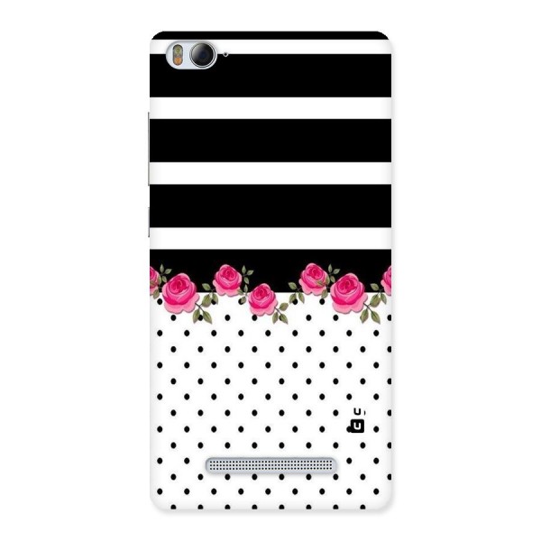 Dots Roses Stripes Back Case for Xiaomi Mi4i