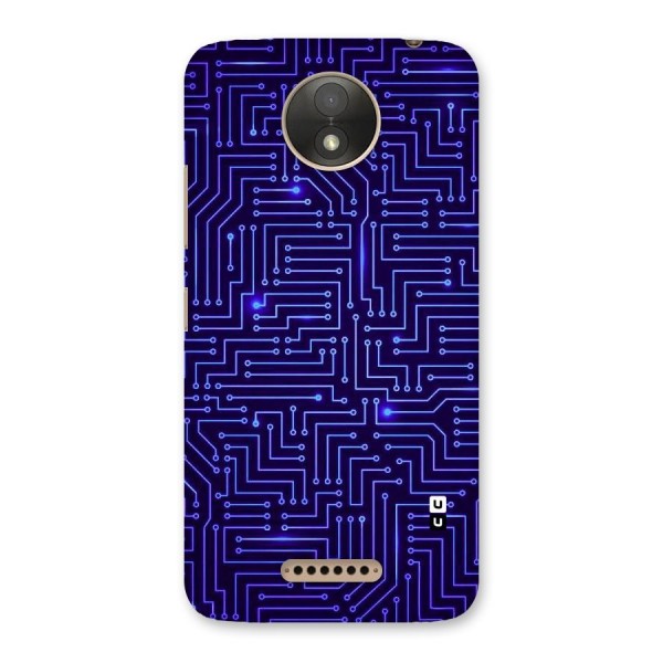 Dotting Lines Back Case for Moto C Plus