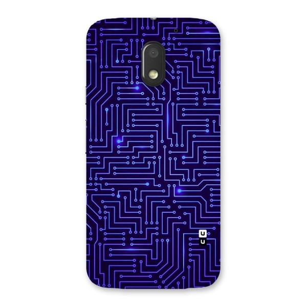 Dotting Lines Back Case for Moto E3 Power