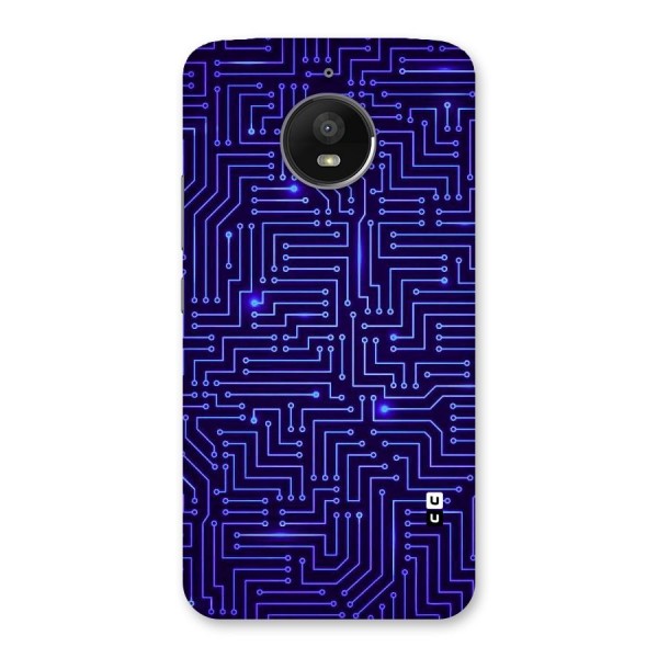 Dotting Lines Back Case for Moto E4 Plus