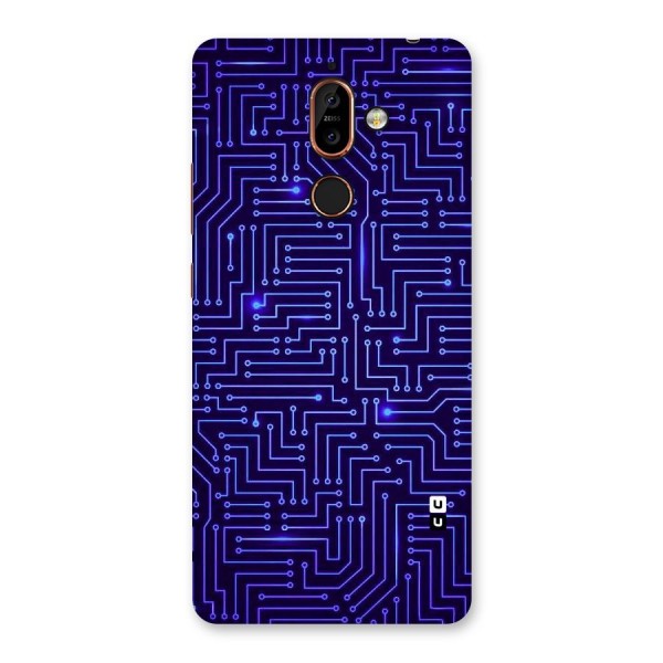 Dotting Lines Back Case for Nokia 7 Plus