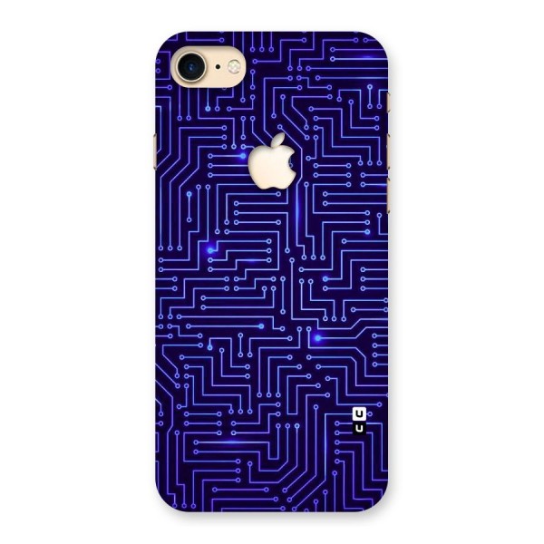 Dotting Lines Back Case for iPhone 7 Apple Cut