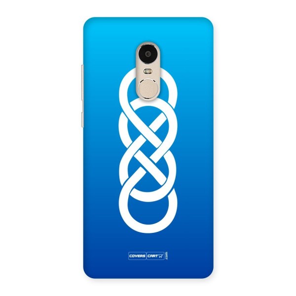 Double Infinity Blue Back Case for Xiaomi Redmi Note 4