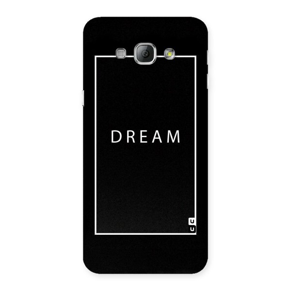 Dream Classic Back Case for Galaxy A8