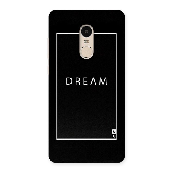 Dream Classic Back Case for Xiaomi Redmi Note 4