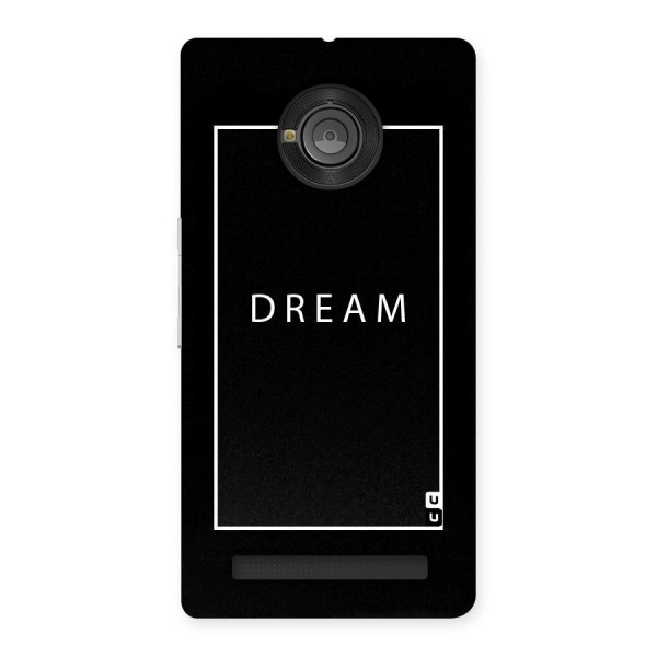 Dream Classic Back Case for Yu Yuphoria