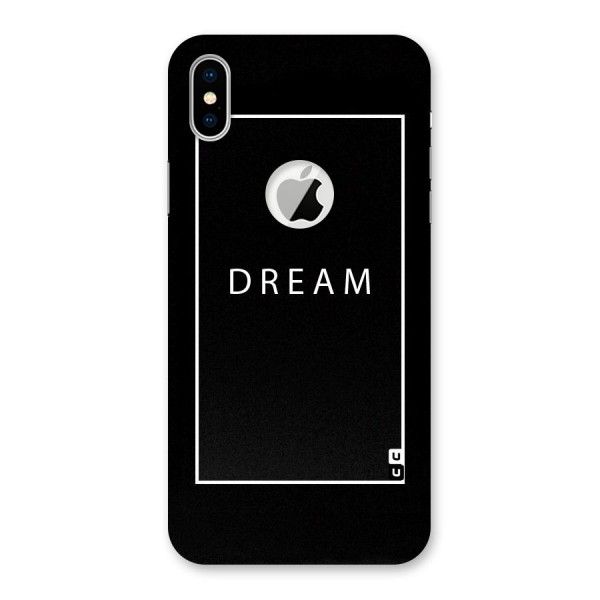 Dream Classic Back Case for iPhone X Logo Cut