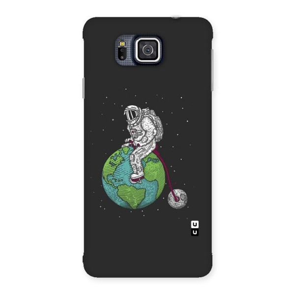 Earth Space Doodle Back Case for Galaxy Alpha