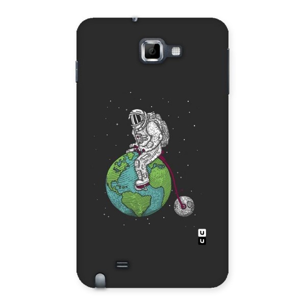 Earth Space Doodle Back Case for Galaxy Note