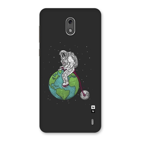 Earth Space Doodle Back Case for Nokia 2