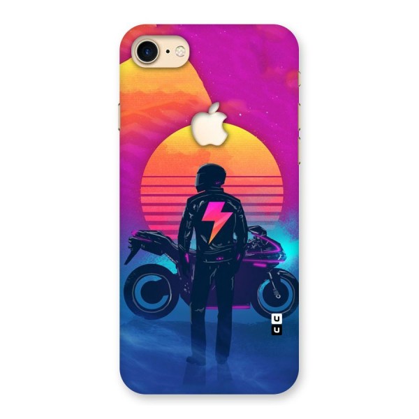 Electric Ride Back Case for iPhone 7 Apple Cut