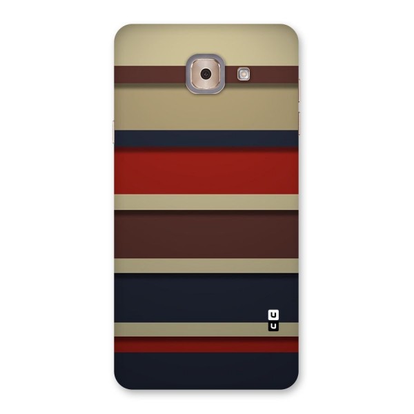 Elegant Stripes Pattern Back Case for Galaxy J7 Max