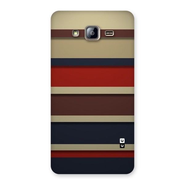 Elegant Stripes Pattern Back Case for Galaxy On5