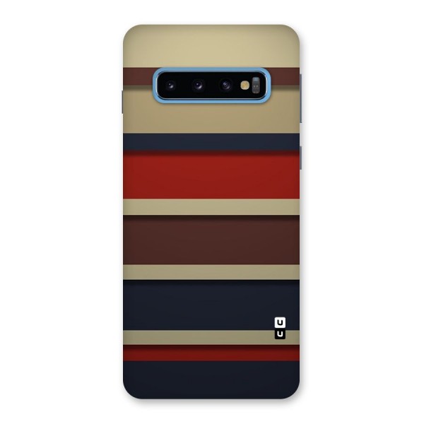 Elegant Stripes Pattern Back Case for Galaxy S10