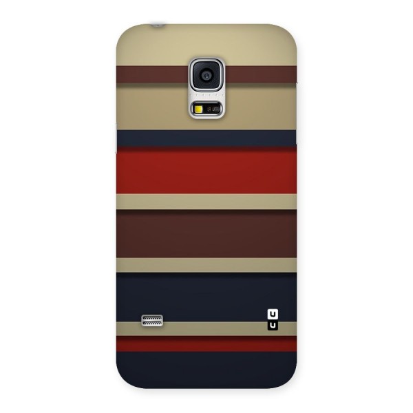 Elegant Stripes Pattern Back Case for Galaxy S5 Mini