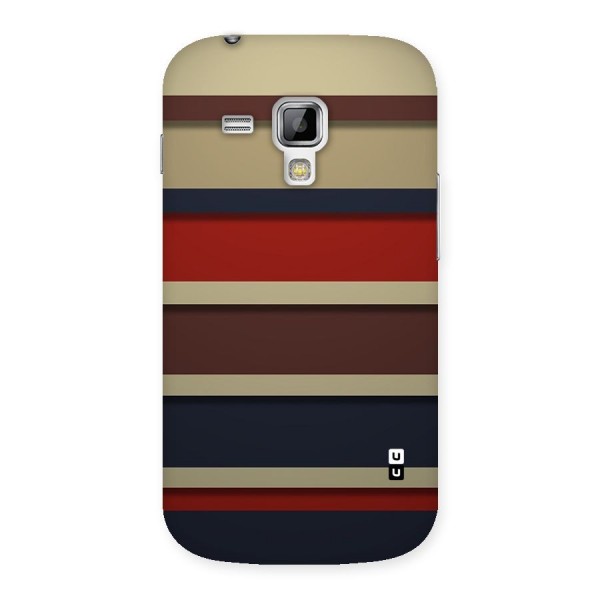 Elegant Stripes Pattern Back Case for Galaxy S Duos