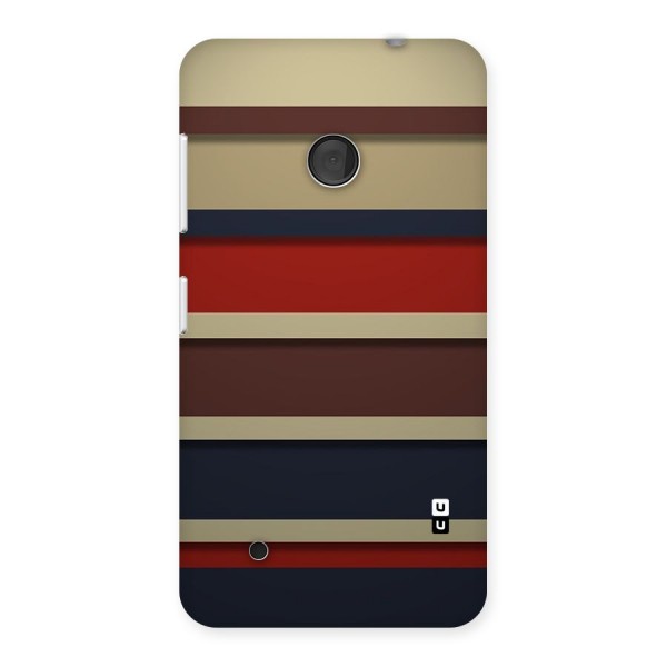 Elegant Stripes Pattern Back Case for Lumia 530