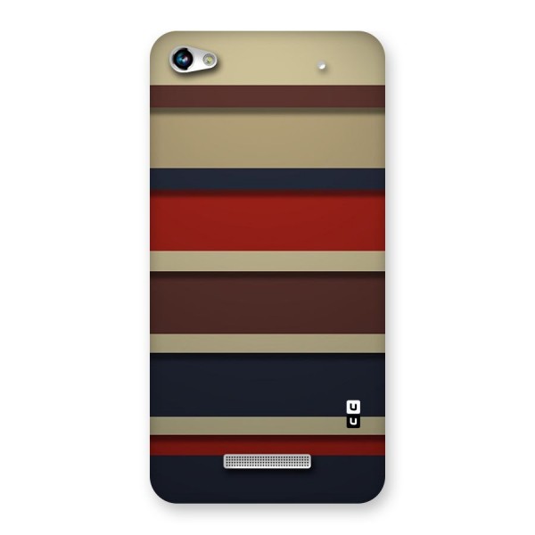 Elegant Stripes Pattern Back Case for Micromax Hue 2