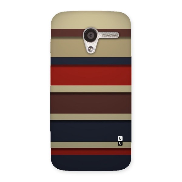 Elegant Stripes Pattern Back Case for Moto X