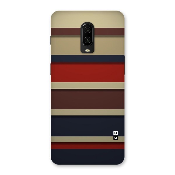 Elegant Stripes Pattern Back Case for OnePlus 6T