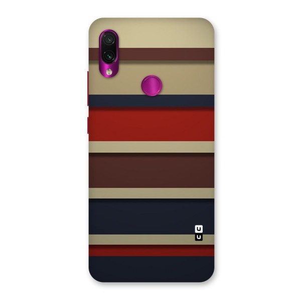 Elegant Stripes Pattern Back Case for Redmi Note 7 Pro