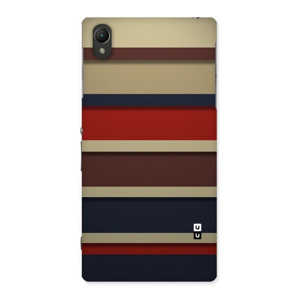 Elegant Stripes Pattern Back Case for Sony Xperia Z1