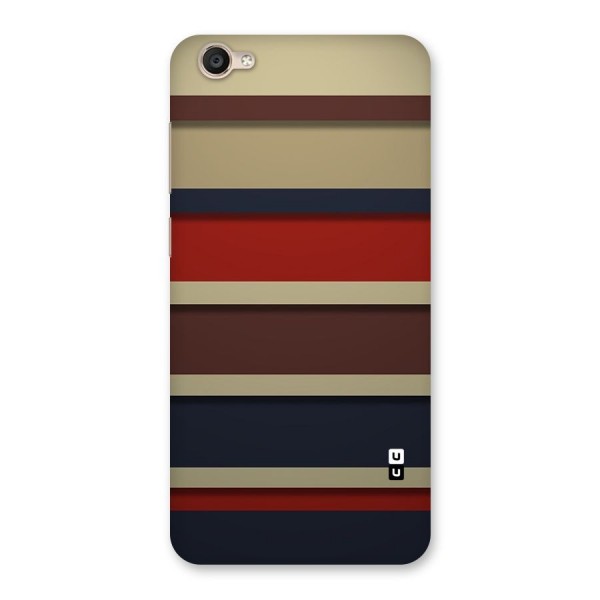 Elegant Stripes Pattern Back Case for Vivo Y55s