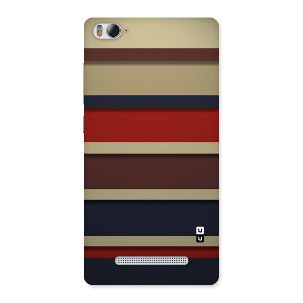 Elegant Stripes Pattern Back Case for Xiaomi Mi4i