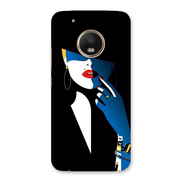 Elegant Woman Back Case for Moto G5 Plus