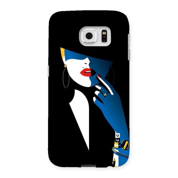 Elegant Woman Back Case for Samsung Galaxy S6