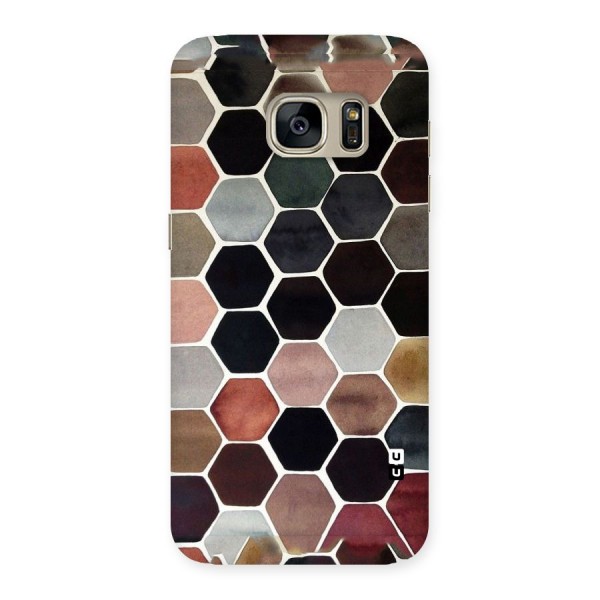 Elite Pastel Hexagons Back Case for Galaxy S7