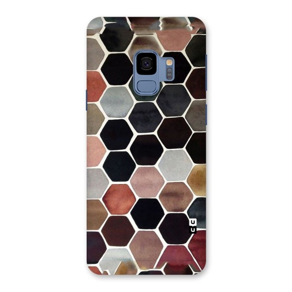 Elite Pastel Hexagons Back Case for Galaxy S9