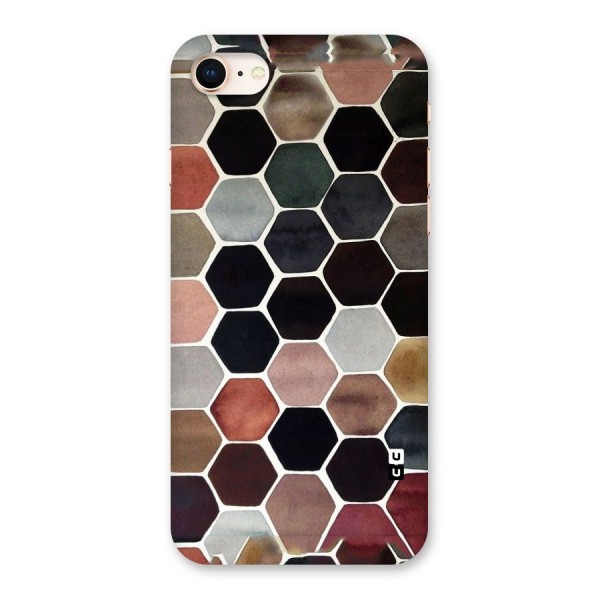 Elite Pastel Hexagons Back Case for iPhone 8