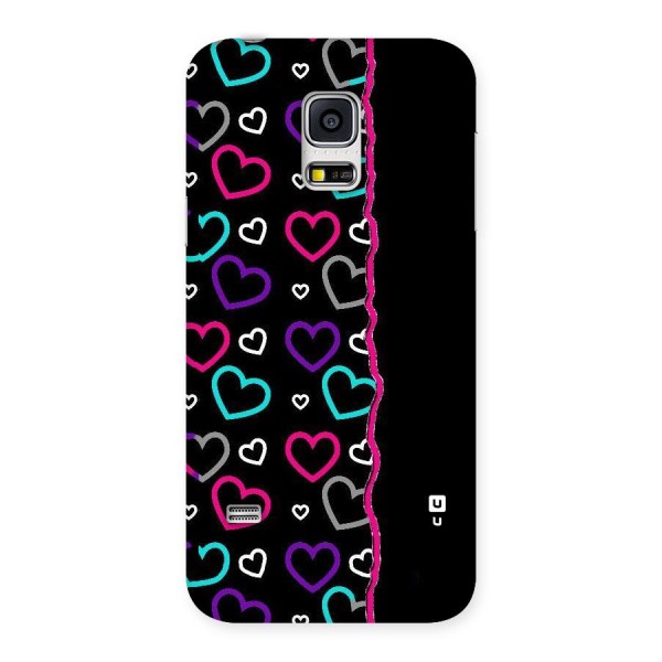 Empty Hearts Back Case for Galaxy S5 Mini