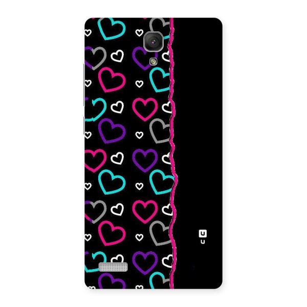 Empty Hearts Back Case for Redmi Note