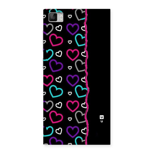 Empty Hearts Back Case for Xiaomi Mi3