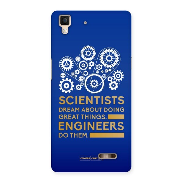 Engineer Back Case for Oppo R7